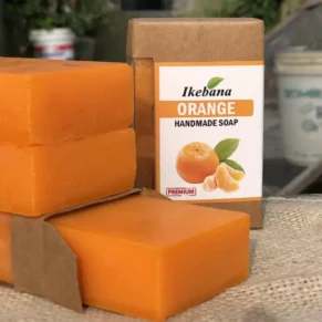 Ikebana Premium Orange Handmade Soap - 90gm