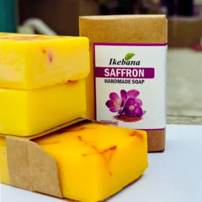 Ikebana Premium Saffron Handmade Soap - 90gm